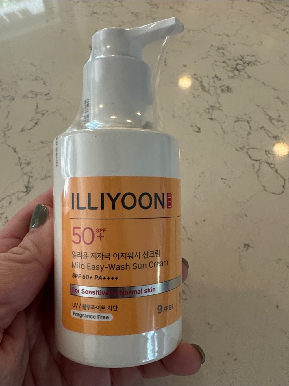 Illiyoon Mild Easy-Wash Sun Cream - SPF 50+ PA++++